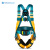 山都澳全身五点式安全带高空作业户外攀岩安全绳套装保险带保护带 单小钩1.8米+缓冲包