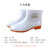 风一顺(FENGYISHUN) 耐油耐酸碱卫生雨靴 506 矮筒 高16cm 白色 36码 1双