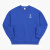 乐卡克（Le coq sportif）法国公鸡卫衣男女情侣款背面印花时尚运动休闲圆领套头衫 蓝色BLU0 85