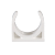 联塑 管夹PVC电工套管配件白色 Φ32