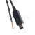 FT232RL USB转RS485 3P WE 三芯脱皮串口线DATA+ DATA- GN 黑色USB盒 1.8m