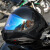 3C认证摩托车头盔男女全覆式机车安全头盔四季蓝牙全盔骑行 机甲黑白 M码