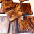 糜岚（MieLanat）木料原木老料方木diy雕刻手工制作木梳子刀柄长条料弹弓料 手镯料 10*10*2厘米 一块
