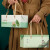 端午节粽子包装盒创意手提盒牛皮纸皮蛋包装粽子礼盒外包装盒 菱形端午粽小号绿色