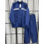 际华新款消防雨衣雨裤套装男女户外便携雨披抢险救援火焰蓝色分体 尺码:180/104-108
