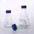 玻璃透明螺纹口丝口蓝盖试剂瓶锥形瓶子密封带刻度化学实验室取样 蓝盖锥形瓶500ml