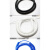 国标2芯3芯弹簧电源线0.5平方伸缩电线 螺旋电缆线10米-15米 黑2芯0.2平方 10米