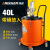 适用技术40L气动黄油高压气动黄油机挖机专用气动黄油加注 油王款-40L加厚桶身+4米油