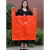 大号红色塑料袋超大加厚背心方便袋特大服装收纳打包搬家手提袋子 五个82*113加厚款