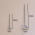 青染珠针定位 钻石型大头针珠针定位针固定针服装立裁针珠光针大号定 6*38mm50枚