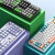 狼蛛（AULA）F2088pro机械键盘鼠标套装 108键有线游戏电竞台式笔记本全家桶键鼠耳机三件套 F2088pro-紫云 星黛紫 青轴（键鼠套装）