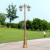 小区路灯家用户外防水景观灯花园别墅双头D道路灯欧式3米 2.2米双头黑色加厚灯杆