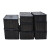防静电箱 防静电方盘 黑色塑料零件盒电子元件物料盒胶箱胶框 5号箱加盖480355170mm（3个）