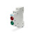 电源指示灯220V交流红色LED信号灯24V双色导轨式安装ND9绿色 红色信号灯24v
