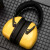 德岐 降噪隔音耳罩 车间作业劳保防护耳罩 睡眠降噪音耳罩 黄色 