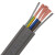 国标铜电缆线专用电梯空调随行线带钢丝扁2.5 4芯1.0带屏蔽扁线