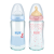 NUK德国进口婴儿新生儿奶瓶宽口径防胀气奶嘴气玻璃奶瓶120/240ML 120ML黄盖0-6M硅胶奶嘴 原装进口