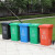 120l升四色分类垃圾桶带轮子带盖大容量商用大号户外室外小区环卫 100L带轮绿色(厨余垃圾)