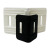 乐霍 护角塑料黑色白色打包带有孔打包扣塑钢带家具纸箱包装防滑护边垫 L32型100个