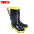 久工保 消防靴子防护胶鞋 JGB-XF014 （双） 黑色高帮 40