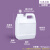 佳叶1L方桶-乳白色配透气盖方桶塑料桶加厚款化学试剂桶防胀气专用桶 S