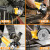 雷亚角磨机电动工具打磨抛光机多功能家用砂轮开槽除锈切割机 雷亚T-100(850W)套装1 后开关