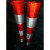红白黄黑警示桩反光膜电线杆反光贴交通膜电力膜安全柱子反光贴纸 高度40cm1黄1黑1米