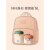 如山（LUSN）适用婴儿奶粉盒便携式外出辅食米粉盒子密封罐防潮储存罐分格分装 大恐龙橙+大恐龙绿
