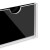 PJLF 透明标签展示盒 单双层宣传栏套展架 10个/件 5寸: 127*89mm（双层横款）