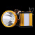 矿灯强光井下用分体式头灯强光充电亮头戴式手电筒疝气锂电黄光矿 P9800八锂黄光带侧灯+充手机
