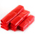 ubag 红色透明背心袋 餐饮商超批发手提式一次性塑料袋 厚款26*42=100个 单位：扎