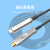 双下（SUAXUA）光纤Yype-C转HDMI线 4k高清音视频线USB3.1公对公AOC光纤延长线直头款15米 SX-QG4B15