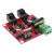 L298N电机驱动板模块红板步进电机驱动直流电机驱动器机器人配件 L298N直流电机驱动器模块(红色)