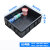 加厚防静电塑料周转箱电子元件盒零件收纳盒黑色物料盒养龟箱 60号周转箱 600*500*150mm
