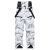 芭库森UBPMTHIM滑雪服套装男女户外单双板保暖高腰背带滑雪裤防风滑雪衣 2021-2白花纹 S