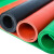 八誉 绝缘橡胶垫 配电室10KV高压黑红绿色绝缘防滑减震橡胶地垫 黑色平面 厚8mm*宽1米*长5米  76kg 10KV