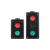 德力西按钮盒 LA4-2H 双联按钮 红绿按钮盒 自复位启动停止开关 LA4-2H