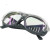 定制自动变光电焊面罩电焊眼镜电焊防护面屏头戴式氩弧焊焊工电焊 灰色眼镜[1副]
