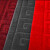 冰禹 BYQ-964 PVC压花拉绒地毯 走廊过道门垫 酒店防滑地垫 红色1.8m宽*15m（整卷）