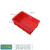 塑料周转箱盒子长方形五金配件工具螺丝盒收纳零件盒物流物料胶框 02号箱红色20613365mm10个