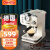 Derlla 意式咖啡机家用全半自动20bar泵压小型蒸汽打奶泡 奶白色（20bar）