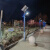 铝型材户外防水小区别墅照明灯公园广场景观灯柱3米LED超亮 太阳能拐角灯深灰色 3米工程款