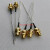 铜管射频同轴线 SMA母单头SFT50-1半钢RF高频线 0.04m