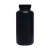 垒固 HDPE塑料圆瓶带刻度试剂瓶带内盖分装瓶 黑色大口1000ml（4个）