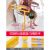 畅玩马桶扶手架卫生间厕所防滑安全老人残卫残疾人无障碍起身坐便器 T型固定扶手-55cm黄色