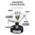 番禺五羊 TRVVP抗拉扯柔性拖链屏蔽电缆线3芯国标控制信号电源线 3*0.75平方/100米