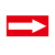 箭头标识贴地面导向牌方向标志牌管道流向指示防水标签不干胶贴纸 定制 2x58