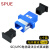SPUE SC电信级法兰式光纤衰减器 SC/UPC耦合式5dB 对接式转换适配器 SP-SC-F5db