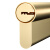 聚远（JUYUAN）铜制AB锁芯90mm偏芯32.5+57.5铜制防盗门大门入户门锁双面防撬铜弹子通用型 5个