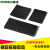 黑色工业优质橡皮橡胶板 耐油防滑耐磨缓冲橡胶垫 绝缘胶板绝缘35 厚10mm(1米*3米54kg)